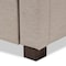 Baxton Studio Brandy Light Beige Upholstered Queen Size Storage Platform Bed 135-7318 - alternate 3